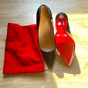 Christian Louboutin Patent Leather So Kate Pump